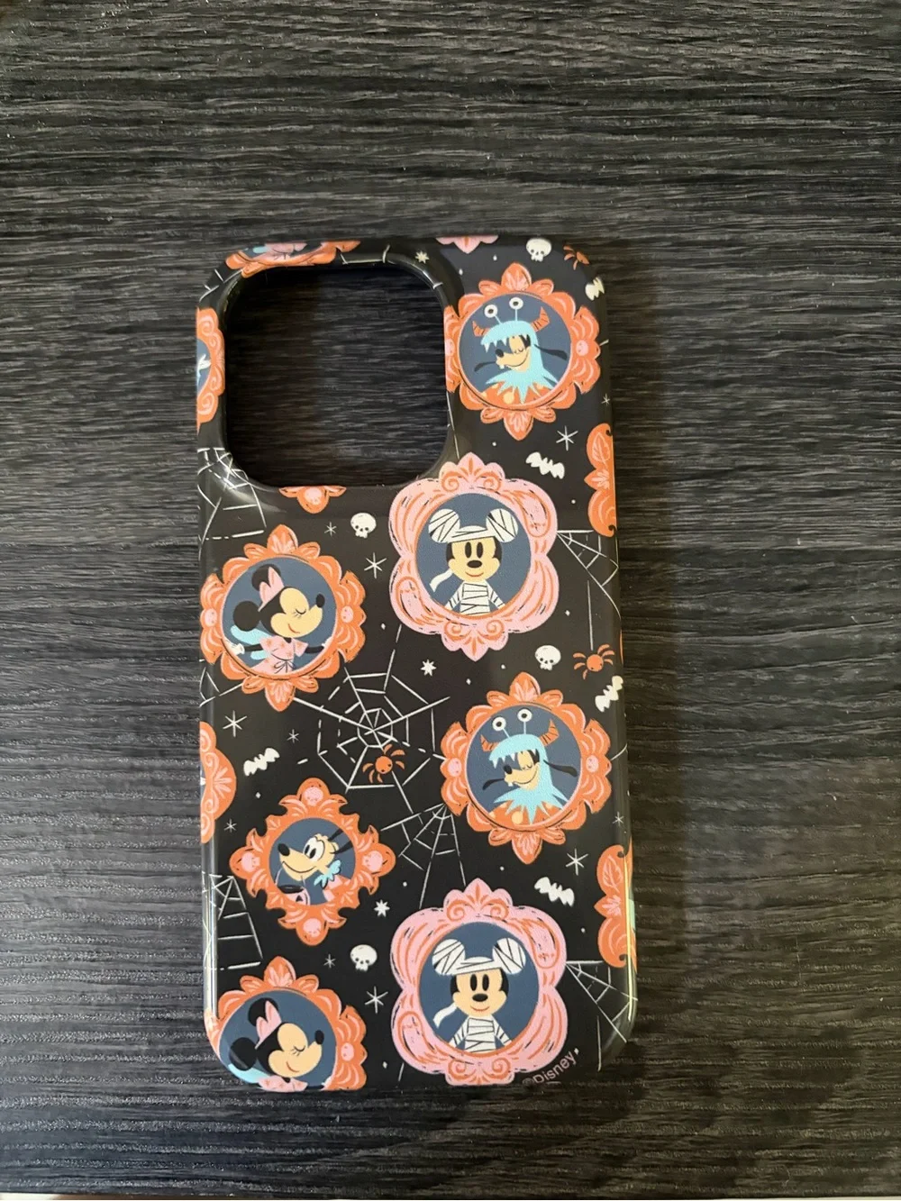Disney Halloween Character iPhone Case - Black & Orange